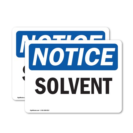 Signmission Solvent, 24 in W x Rectangle, Vinyl Decal OS-2PACK-NS-D-1824-L-18367